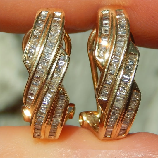 Stylish Sexy Cubic Zirconia Hoop Earrings