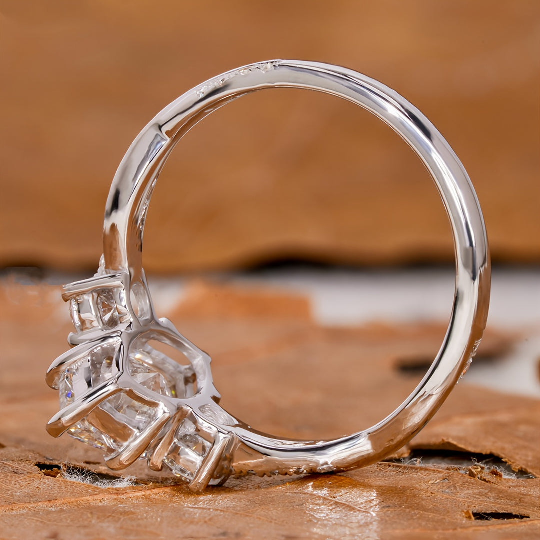 Elegant Marquise Cut Cubic Zirconia Ring