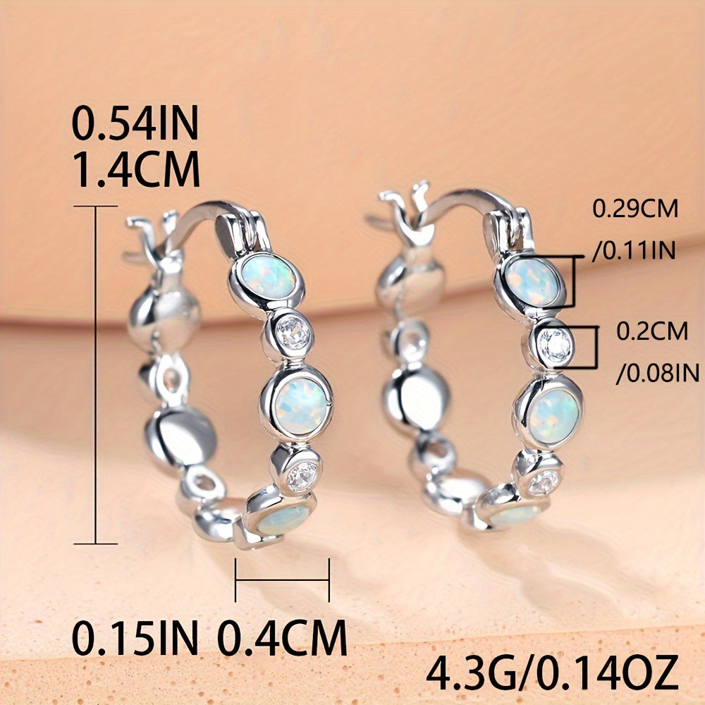Elegant Classic Copper Hoop Earrings