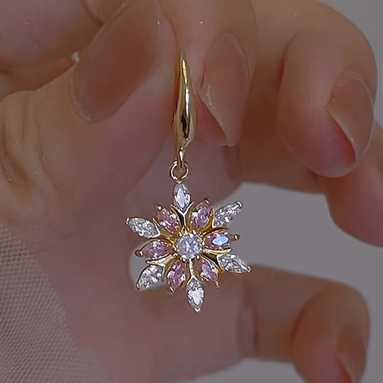 Elegant Snowflake Earrings