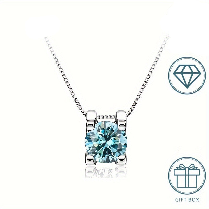 Moissanite Pendant Necklace