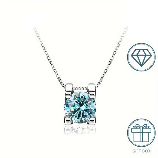 Moissanite Pendant Necklace