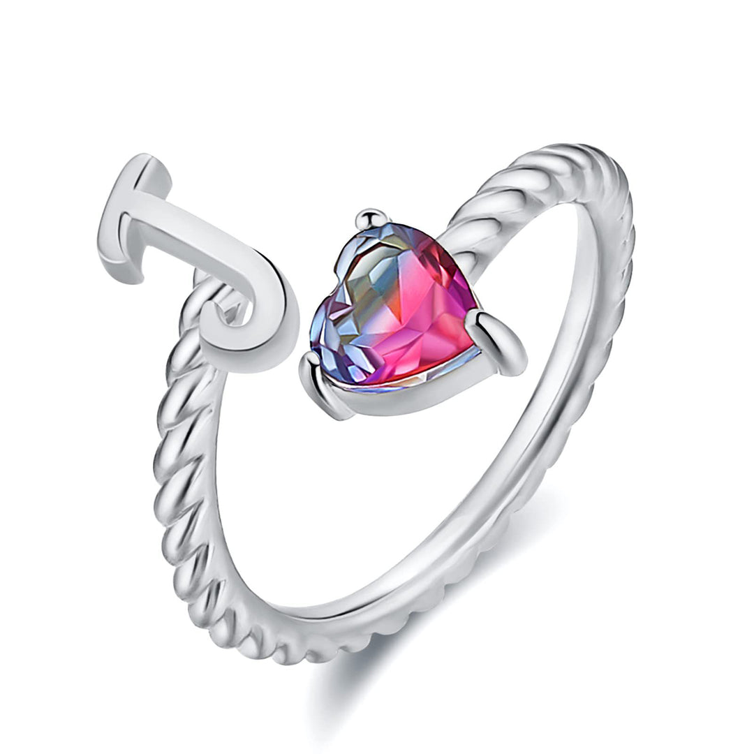 Adjustable Initial Letter Ring