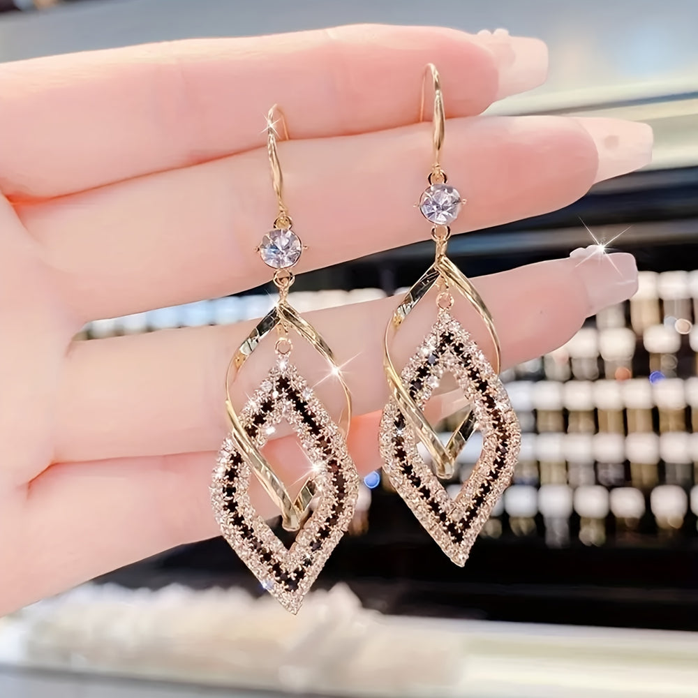 Stylish Double Layer Drop Earrings