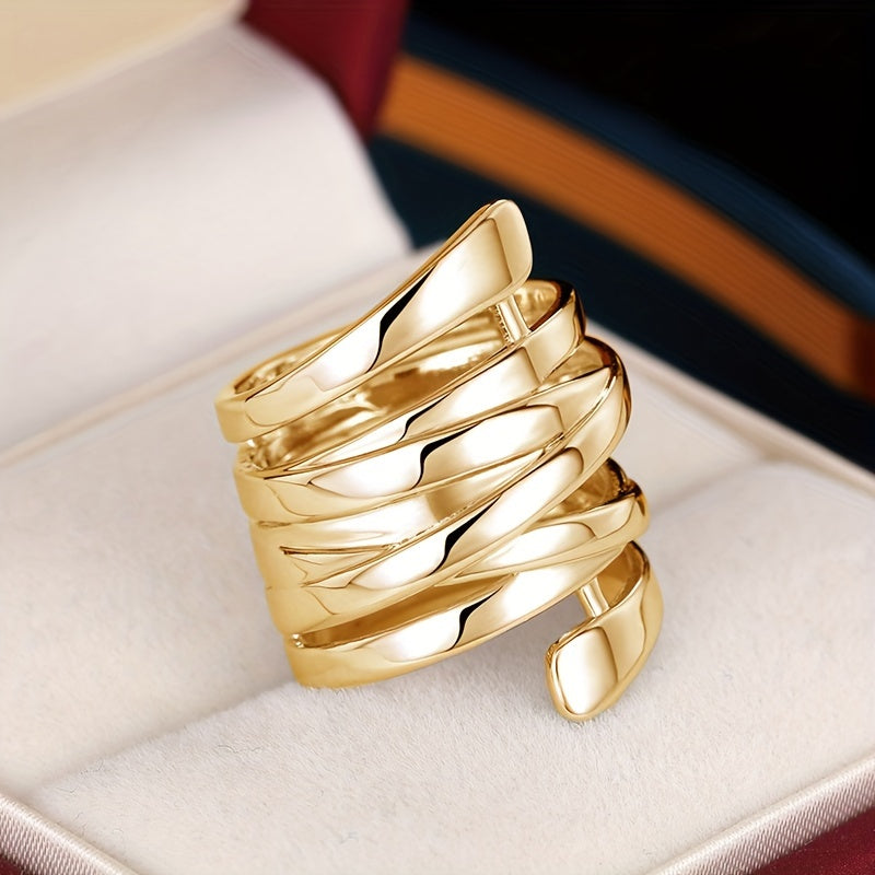 Sleek Multi Band Ring