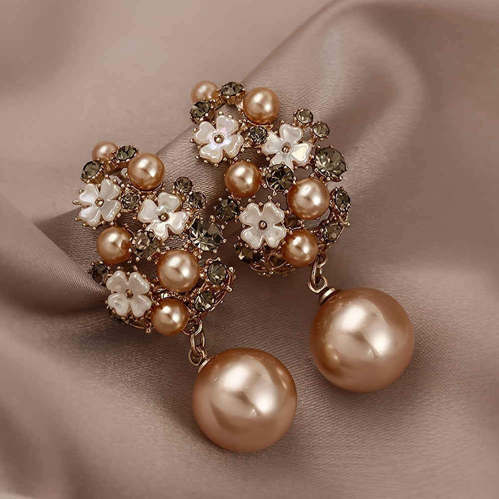 Stylish Floral Dangle Earrings