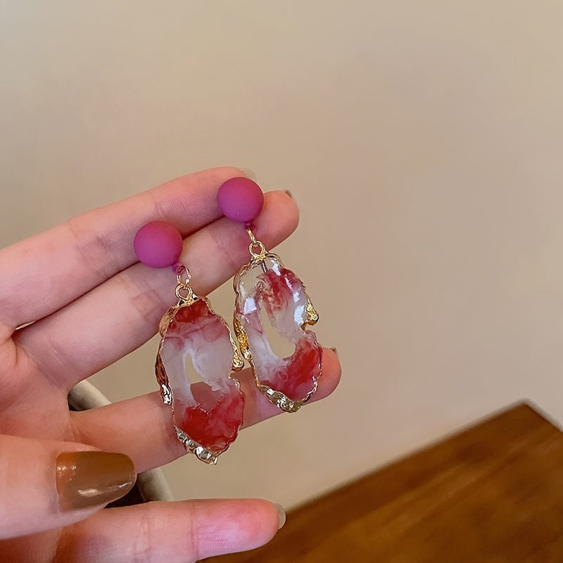 Irregular Resin Earrings