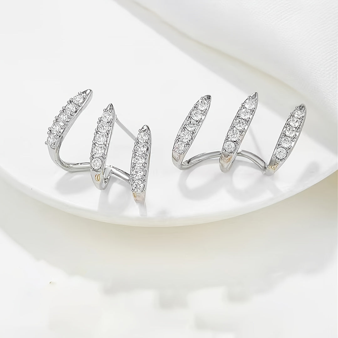 Trendy Curved Claw Earrings