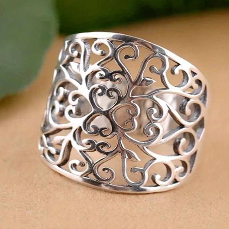 Wide Bohemian Classic Hollow Ring