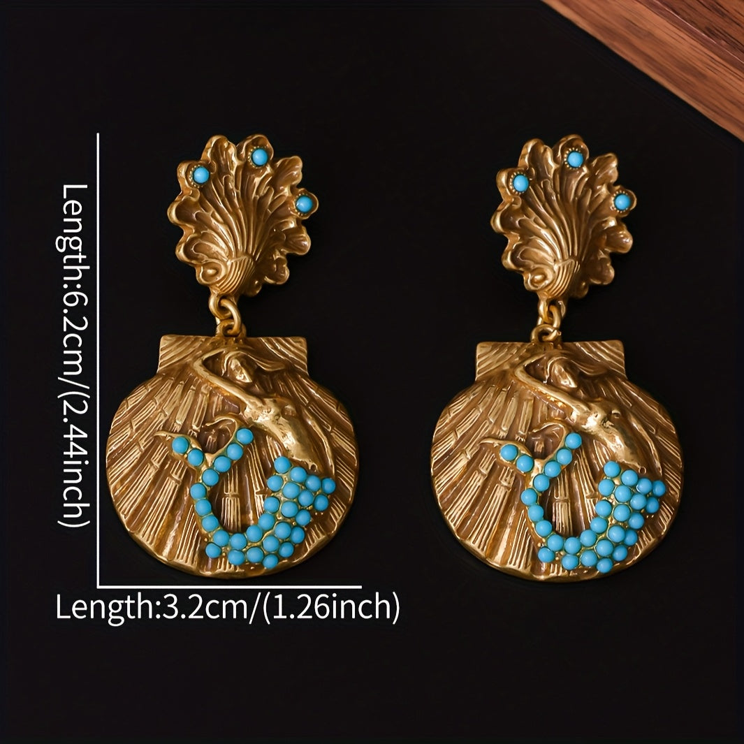 Classic Mermaid Shell Earrings