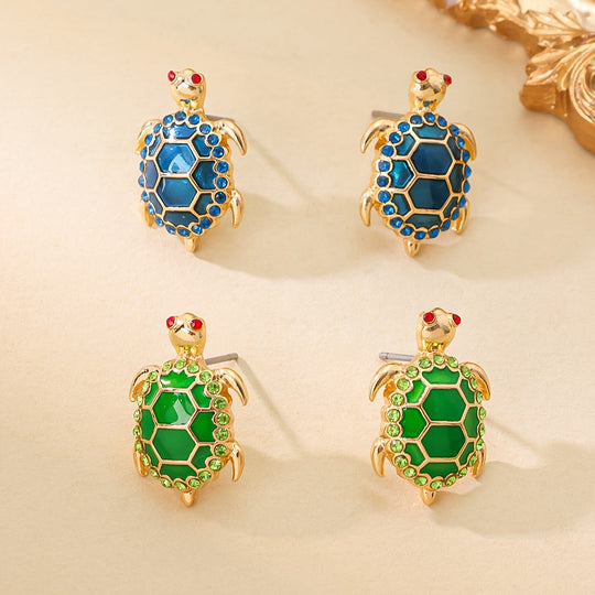 Small Fashionable Turtle Earrings