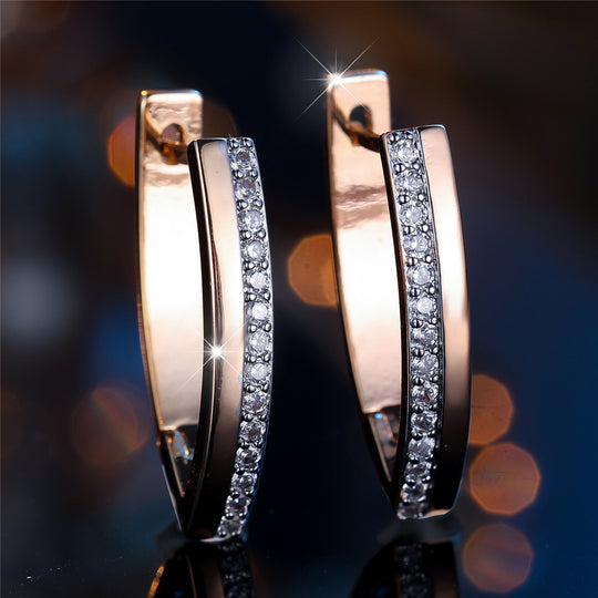 Elegant Classic V-Shaped Earclips