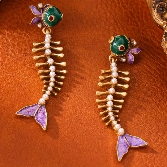 Elegant Bohemian Fish Earrings