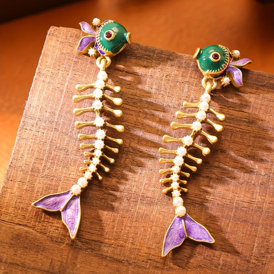 Elegant Bohemian Fish Earrings