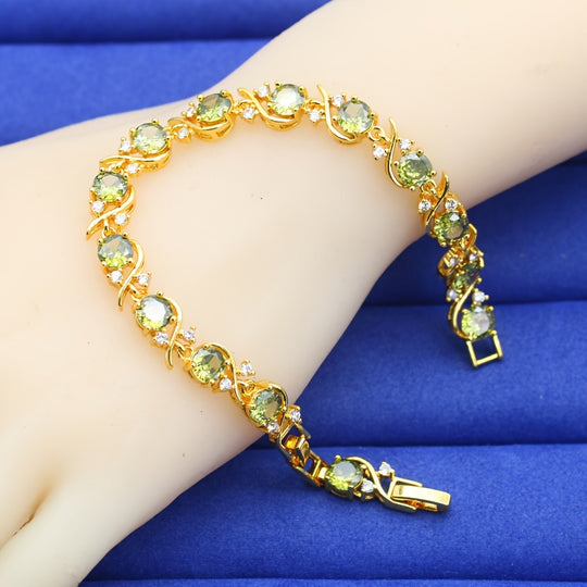 Elegant Golden Copper Bracelet