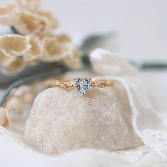 Elegant Trendy Heart-Shaped Ring