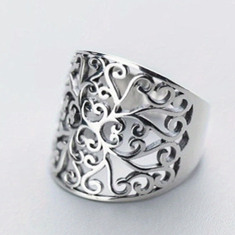 Wide Bohemian Classic Hollow Ring