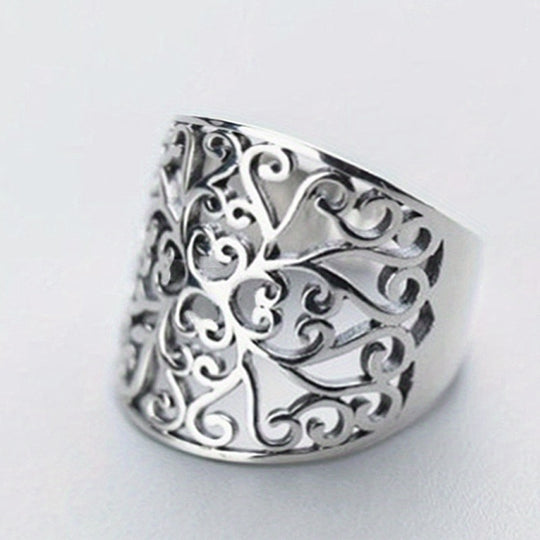 Wide Bohemian Classic Hollow Ring