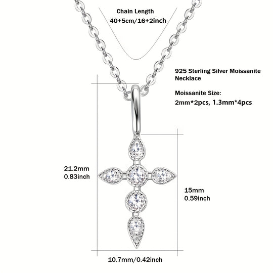 Elegant Cross Pendant Necklace