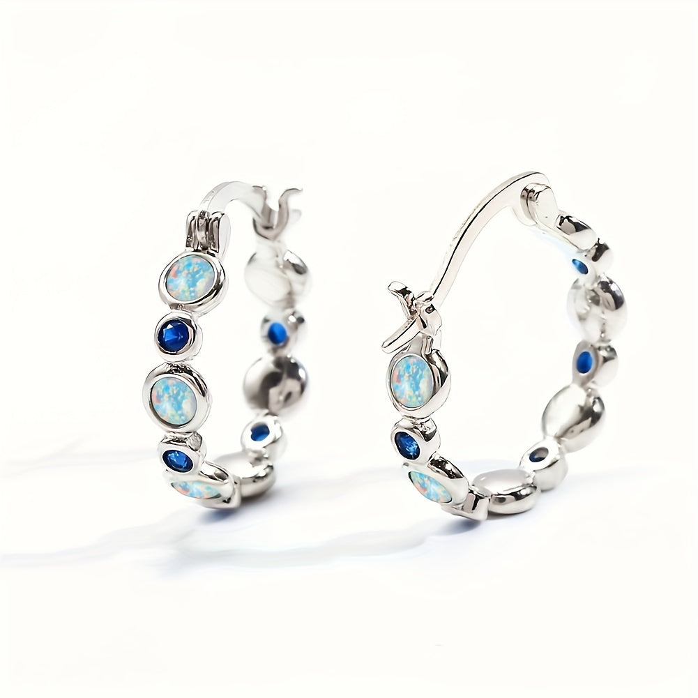 Elegant Classic Copper Hoop Earrings