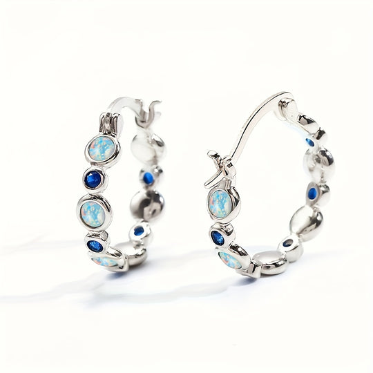 Elegant Classic Copper Hoop Earrings