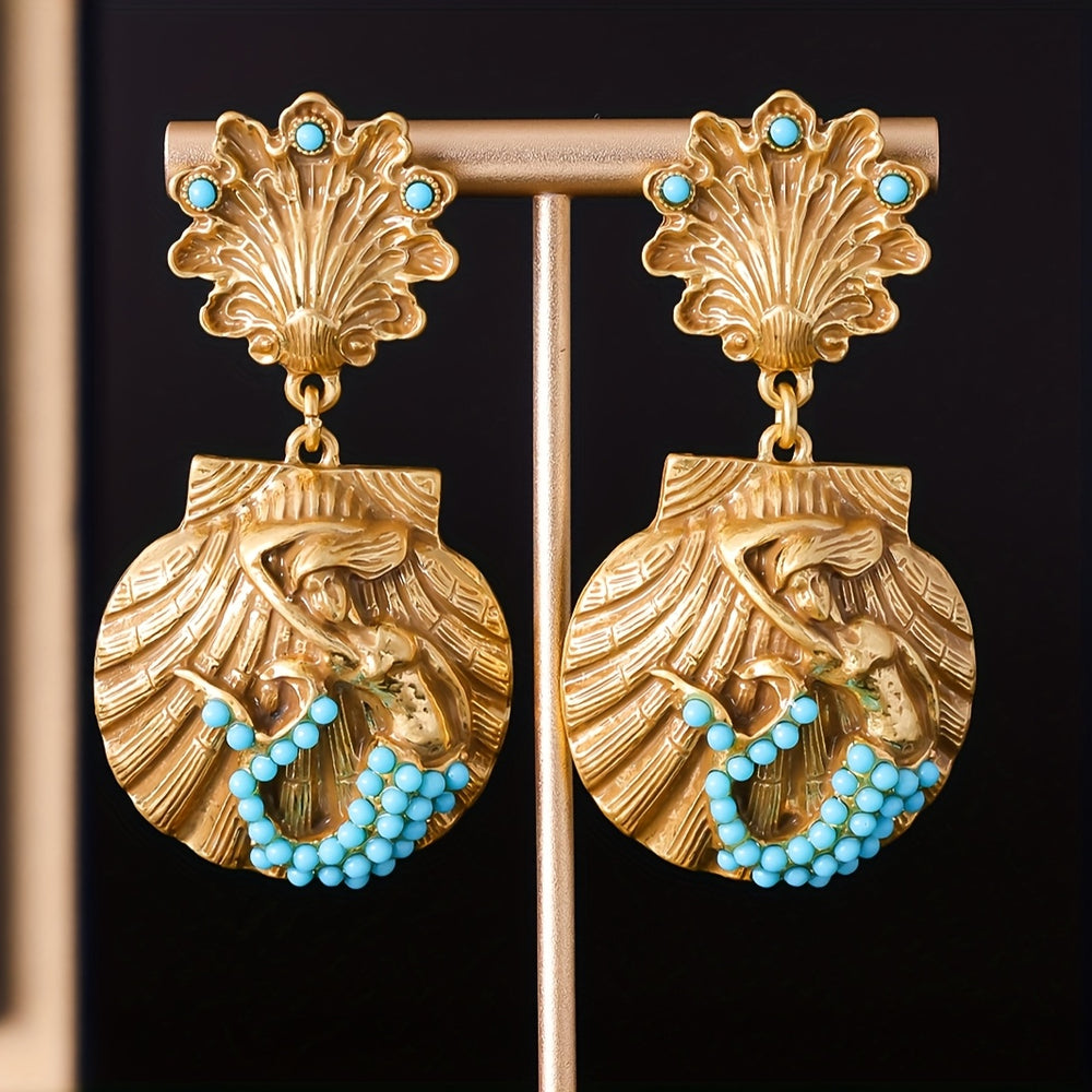Classic Mermaid Shell Earrings