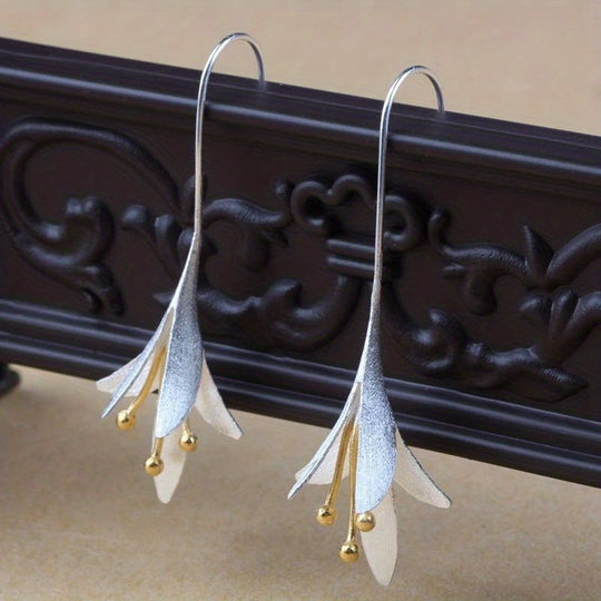 Timeless Flowers Dangle Earrings