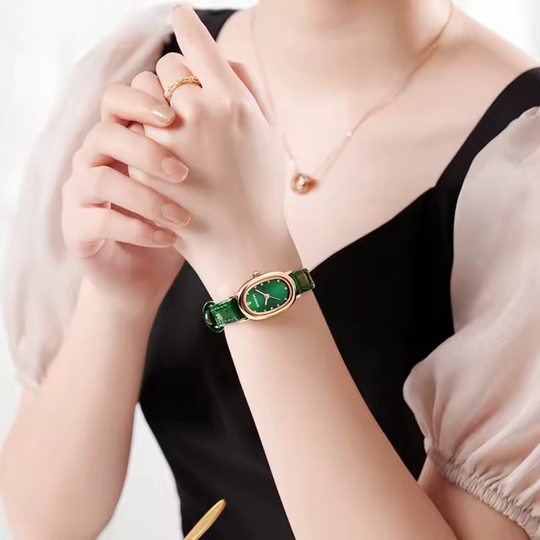 Elegant Classic Oval Quartz Watch