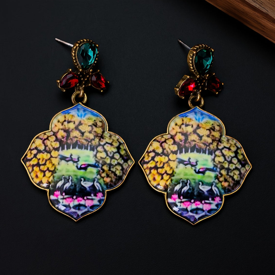 Timeless Enamel Earrings