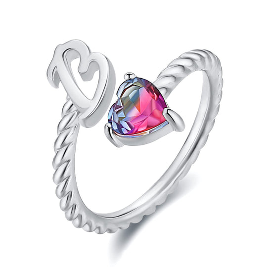 Adjustable Initial Letter Ring