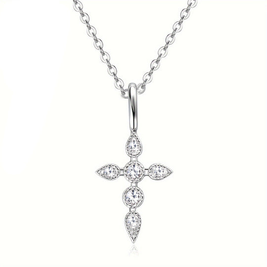 Elegant Cross Pendant Necklace