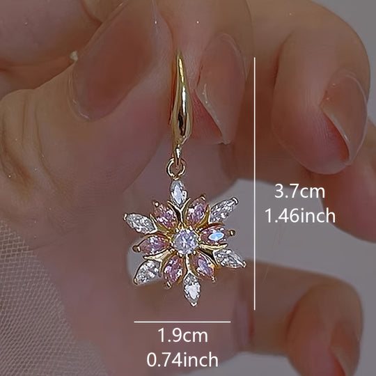 Elegant Snowflake Earrings