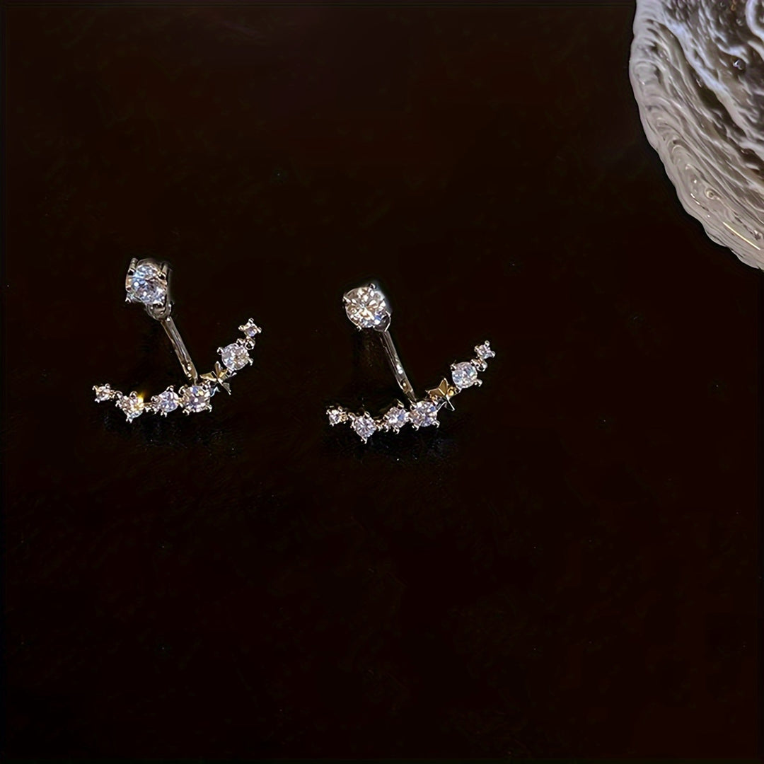 Elegant French Inspired Stud Earrings