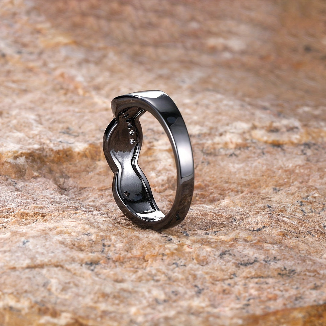 Elegant Golden Plated Copper Ring