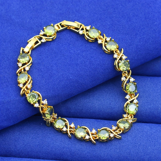 Elegant Golden Copper Bracelet