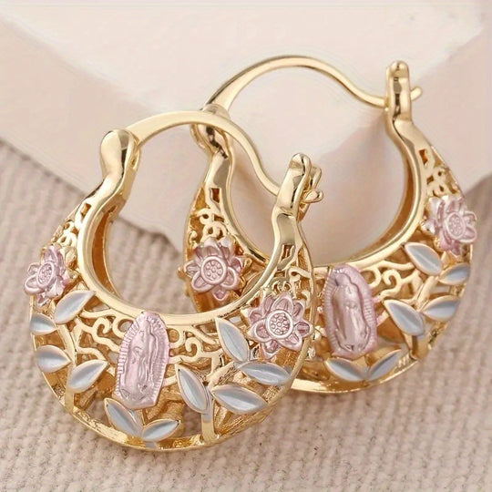 Minimalist Boho KC Golden Hoop Earrings