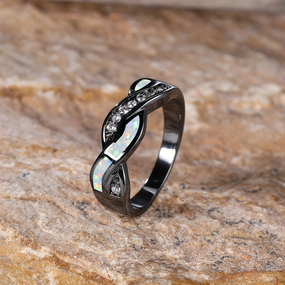 Elegant Golden Plated Copper Ring