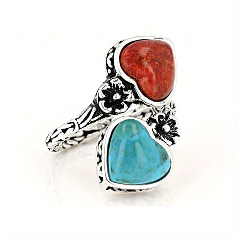 Minimalist Bohemian Turquoise Ring
