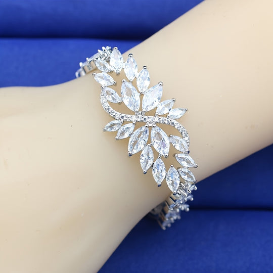 Stylish Elegant Multicolor Zirconia Bracelet