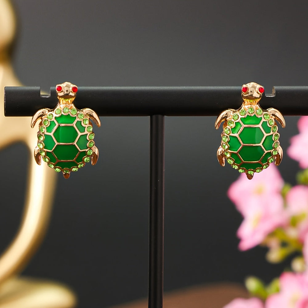 Small Fashionable Turtle Earrings