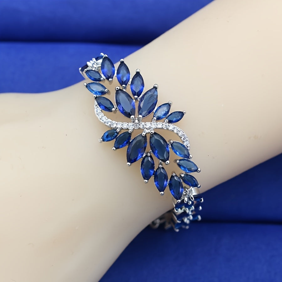 Stylish Elegant Multicolor Zirconia Bracelet