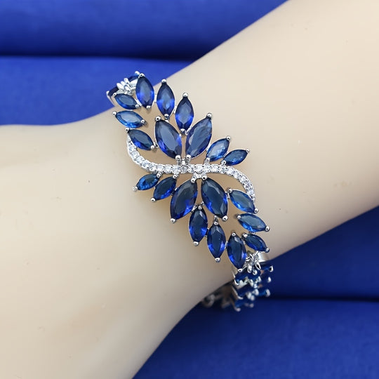 Stylish Elegant Multicolor Zirconia Bracelet