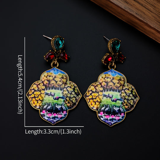Timeless Enamel Earrings