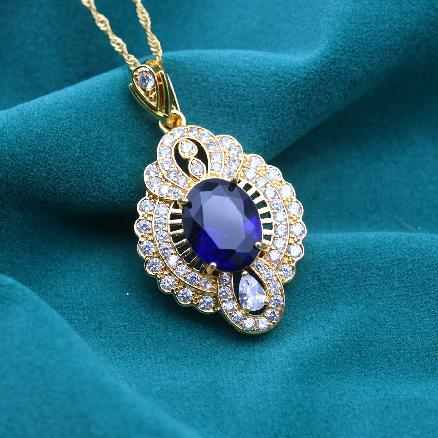 Elegant Golden Plated Copper Pendant