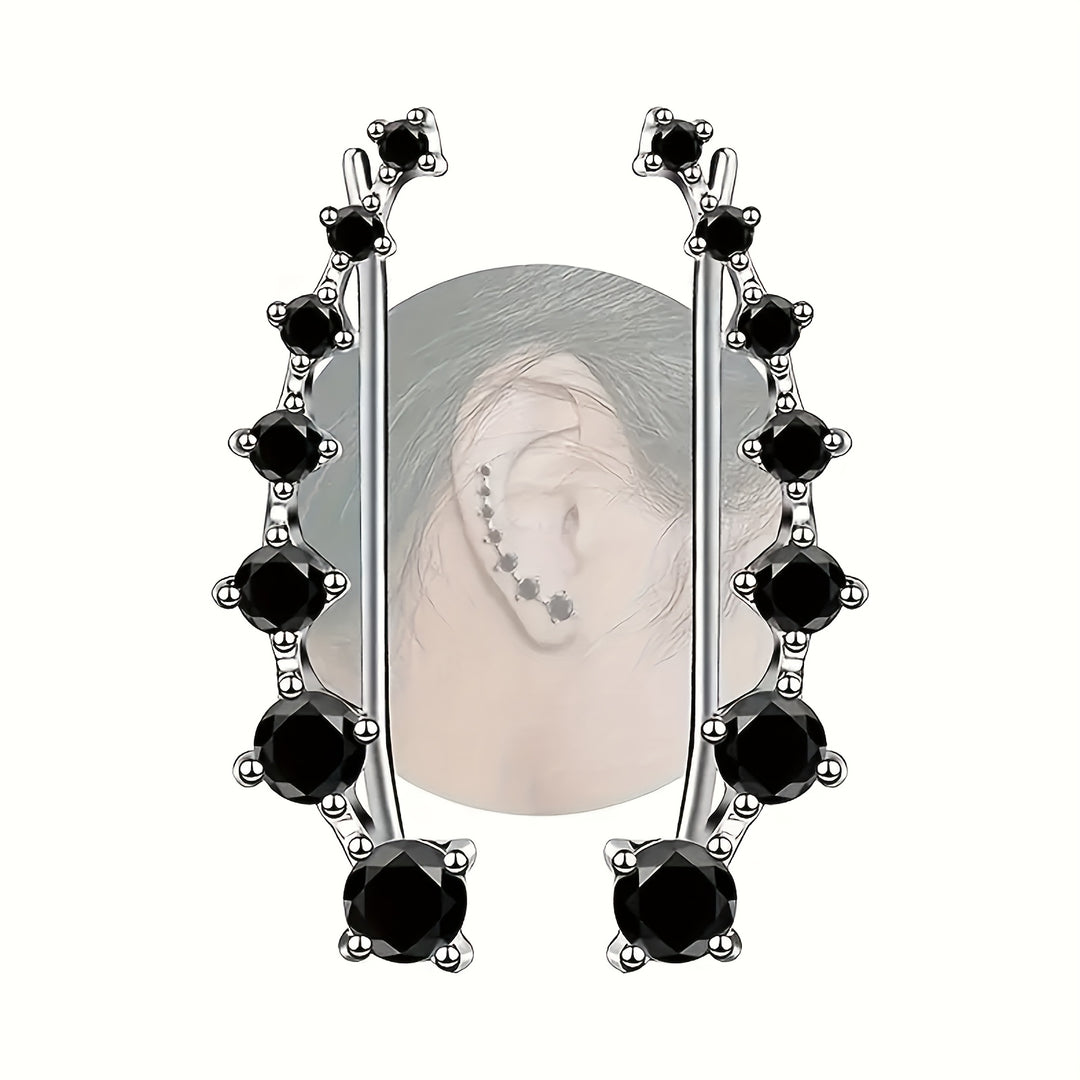 Stylish Seven Stone Design Earrings