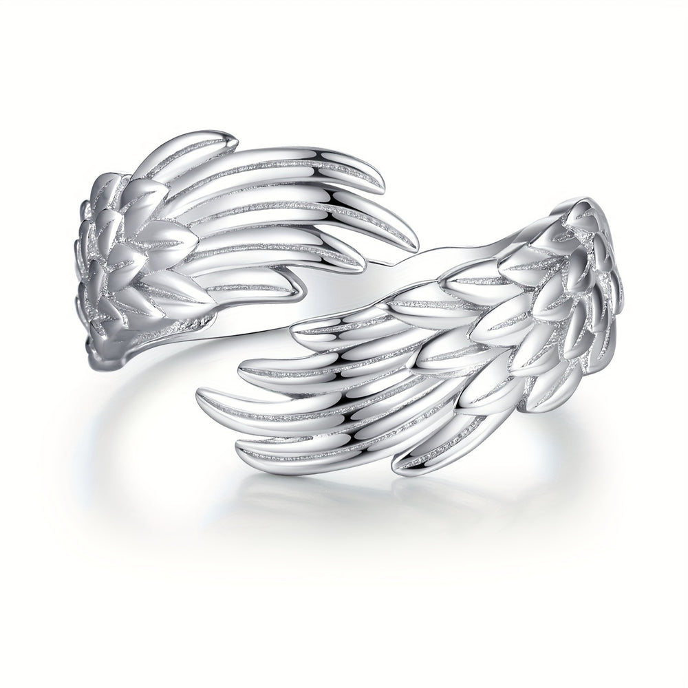 Unique Angel Wing Open Ring