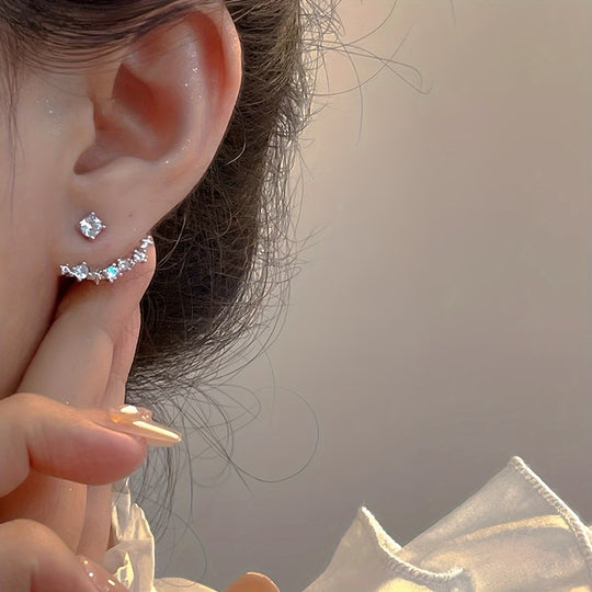 Elegant French Inspired Stud Earrings