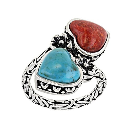 Minimalist Bohemian Turquoise Ring