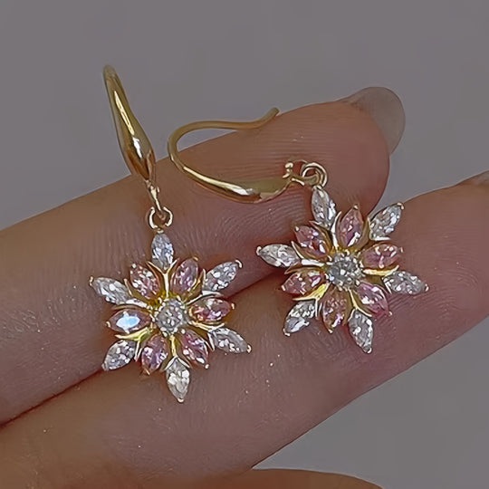 Elegant Snowflake Earrings