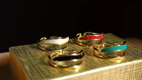 Adjustable Retro Double Layer Open Ring